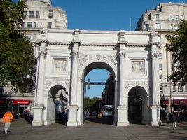 Marble Arch, Speaker's Corner, Hyde Park, London
