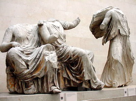 Elgin Marbles in the British Museum, London