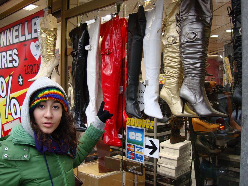 Shoe shopping in Paris