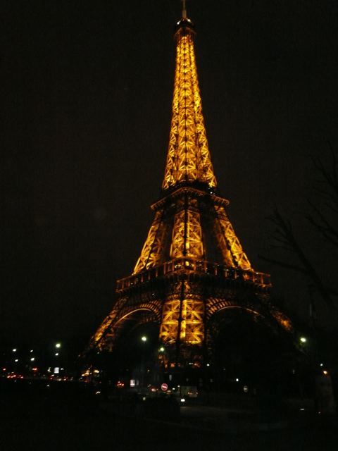 Eiffel Tower at night