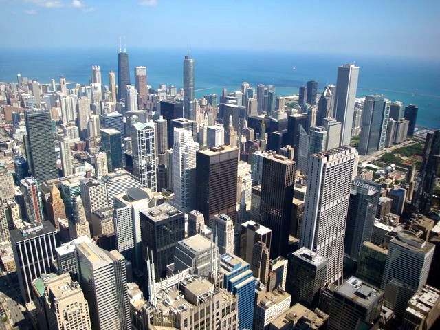 View from Willis Tower, Chicago