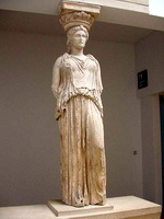 Caryatid from the Acropolis, British Museum, London