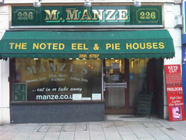 Manze eel and pie house, london
