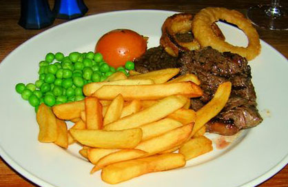 pub steak and chips london