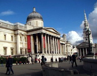 Trafalgar Square, National Gallery, London